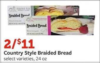 Fareway Country style braided bread offer