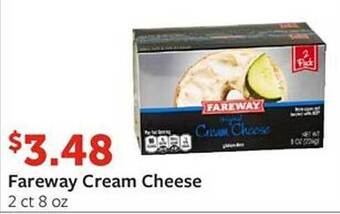 Fareway Fareway cream cheese offer