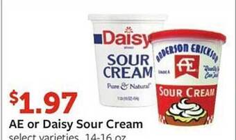 Fareway Ae or daisy sour cream offer