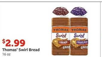 Fareway Thomas' swirl bread offer