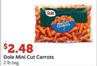 Fareway Dole mini cut carrots offer