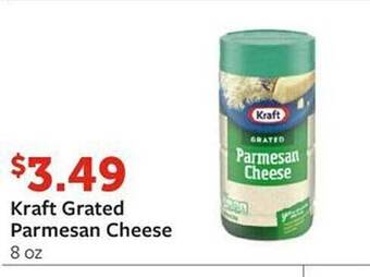 Fareway Kraft grated parmesan cheese offer