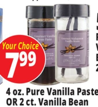 Ocean State Job Lot 4 oz. pure vanilla paste or 2 ct. vanilla bean offer
