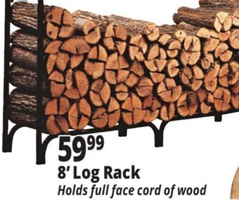 Ocean State Job Lot 8' log rack offer