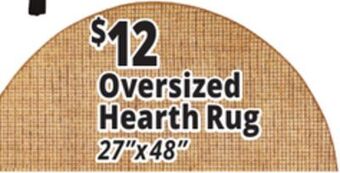 Ocean State Job Lot Oversized hearth rug offer