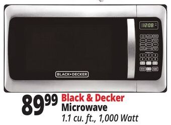 Ocean State Job Lot Black & decker microwave offer