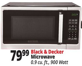 Ocean State Job Lot Black & decker microwave offer