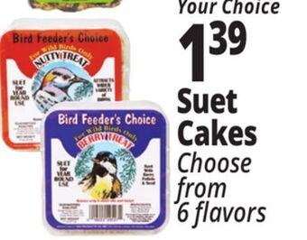 Ocean State Job Lot Suet cakes offer