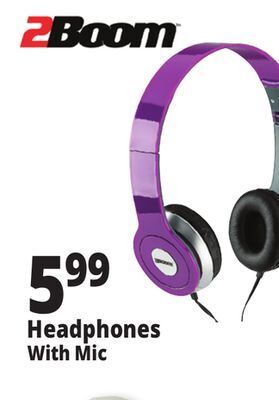 Ocean State Job Lot Headphones with mic offer