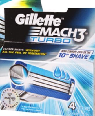 Ocean State Job Lot Gillette mach3 turbo 4 ct. offer