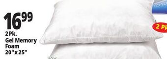 Ocean State Job Lot 2pk. gel memory foam 20"x25" offer