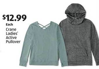 Aldi Crane ladies' active pullover offer