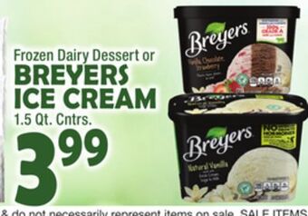 Bravo Supermarkets Breyers ice cream offer