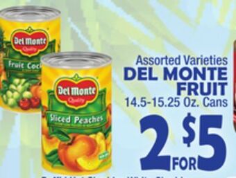 Bravo Supermarkets Del monte fruit offer