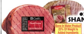 Bravo Supermarkets Cook's, sugardale shank portion offer