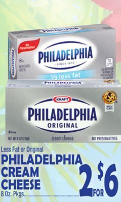 Bravo Supermarkets Philadelphia cream cheese offer