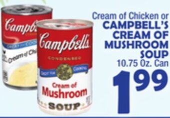 Bravo Supermarkets Campbell's cream of mushroom soup offer