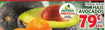 Bravo Supermarkets Hass avocados offer