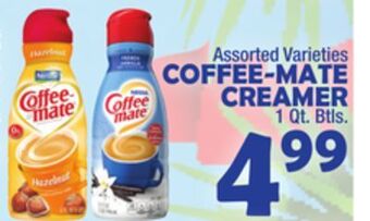 Bravo Supermarkets Coffee-mate creamer offer