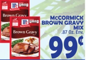 Bravo Supermarkets Mccormick brown gravy mix offer