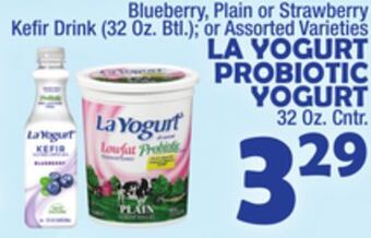 Bravo Supermarkets La yogurt probiotic yogurt 32 oz. cntr. offer