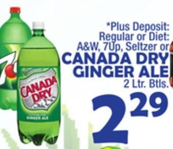 Bravo Supermarkets Canada dry ginger ale offer