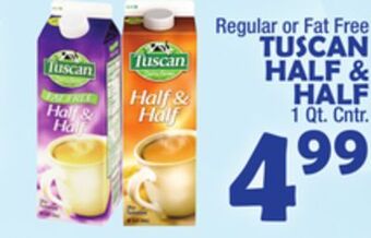 Bravo Supermarkets Tuscan half & half offer