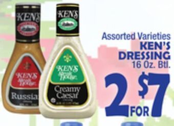 Bravo Supermarkets Ken's dressing offer