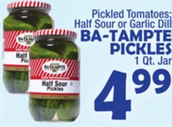 Bravo Supermarkets Ba-tampte pickles offer