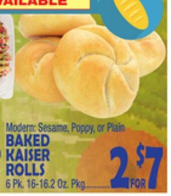 Bravo Supermarkets Baked kaiser rolls offer
