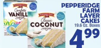 Bravo Supermarkets Pepperidge farm layer cakes offer