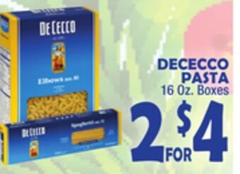 Bravo Supermarkets Dececco pasta offer