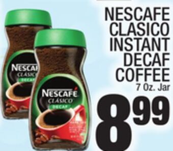 C Town Nescafe clasico instant decaf coffee offer