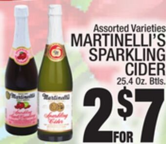 C Town Martinelli's sparkling cider offer
