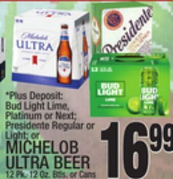 C Town Michelob ultra beer offer
