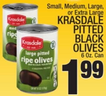 C Town Krasdale pitted black olives offer