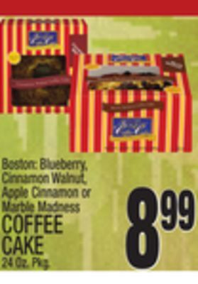 C Town Coffee cake offer