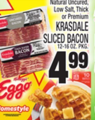 C Town Krasdale sliced bacon offer