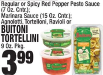 C Town Buitoni tortellini 9 oz. pkg. offer