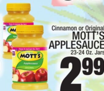 C Town Mott's applesauce offer