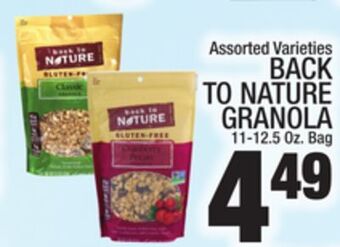 C Town Back to nature granola offer