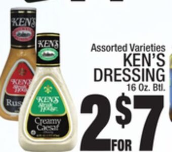 C Town Ken's dressing offer