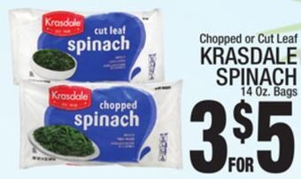 C Town Krasdale spinach offer