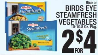 C Town Birds eye steamfresh vegetables offer