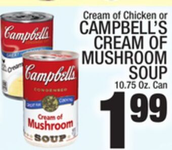 C Town Campbell's cream of mushroom soup offer
