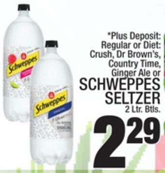 C Town Schweppes seltzer offer