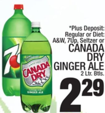 C Town Canada dry ginger ale offer