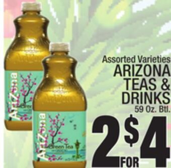 C Town Arizona teas & drinks offer