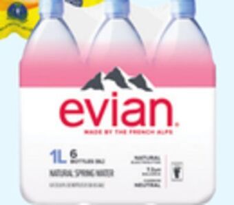 Kings Food Markets Evian spring water offer
