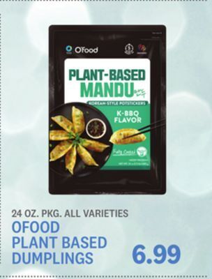 Kings Food Markets Ofood plant based dumplings offer